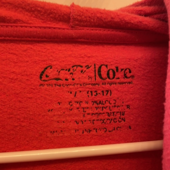 Youth XL Coca-Cola Hoodie - Picture 5 of 5